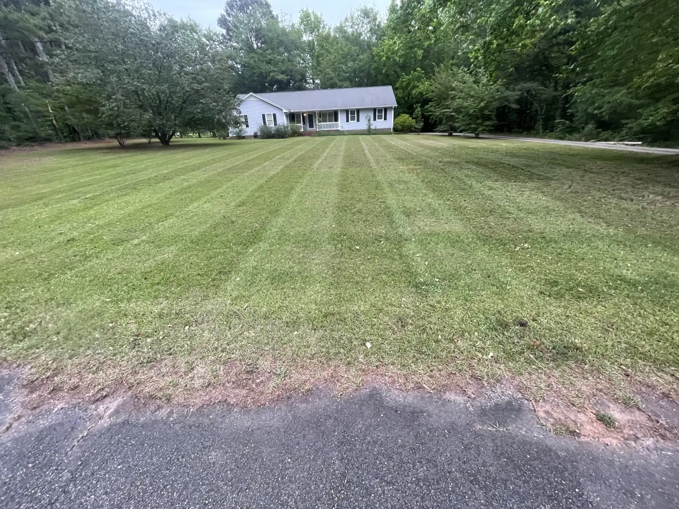 Lawn mowed by Manna Lawncare