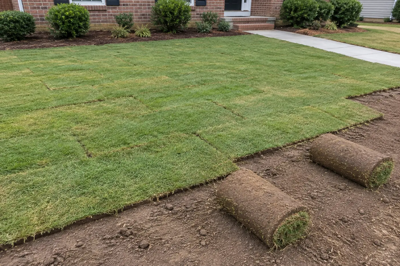 Example of Sod Installation